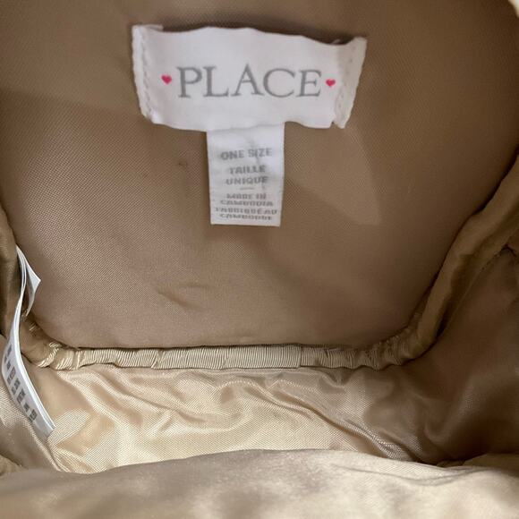 The Children Place Girl’s Gold Quilted Heart Crossbody Bag NWT - Picture 9 of 9